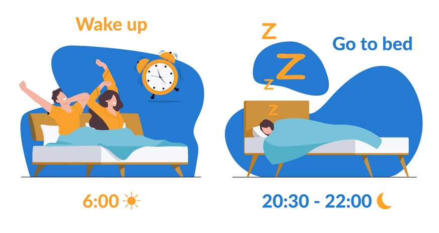 regular sleep schedule